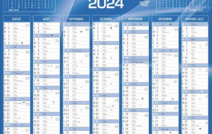Saison 2023-2024: calendrier des 3 équipes pour la phase 2